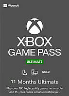 Карта оплаты Xbox Game Pass Ultimate - 11 месяцев для (Xbox One/Series и Windows 10)