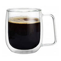 AFG Набор чашек с двойными стенками Con Brio CB-8825-2 250мл 2шт, чашки для кофе, набор чашек для чая