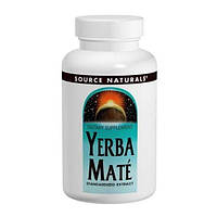 Тонизирующее средство Source Naturals Yerba Mate 600 mg 90 Tabs z19-2024