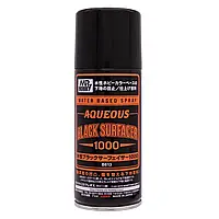 Грунт чорний на водній основі аерозольний Mr. Aqueous Surfacer 1000, 170мл. MR. HOBBY B-613
