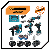 Аккумуляторный набор инструментов PROFI-TEC Combo Set 4 POWERLine (CBH20BL, DHP485BL, DGA20BL, DTW500BL) TSH