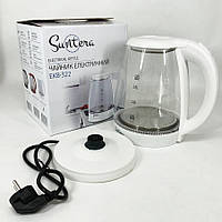 Электрочайник Suntera EKB-322W, чайники с подсветкой, хороший электрический чайник. TJ-856 Цвет: белый qwe