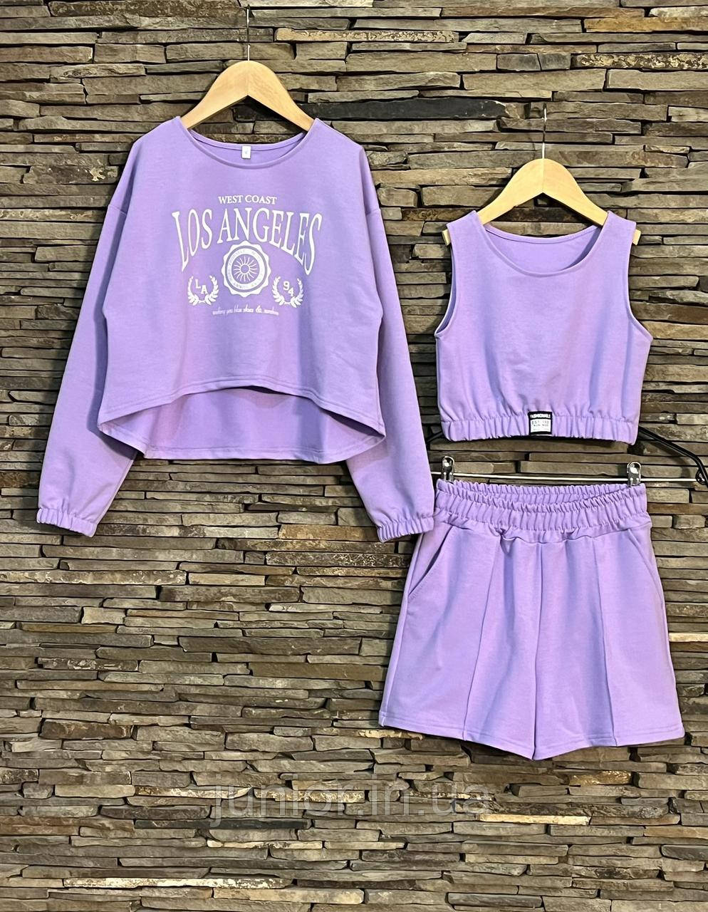 Літній костюм-трійка для дівчинки  (140р), фото 1