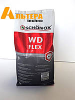 SCHONOX WD FLEX, Затирка для швов, мішок, 5 кг , серая
