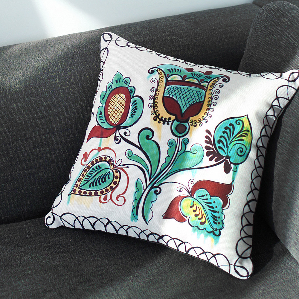 Подушка декоративна Soft Дивовижна квітка 45x45 см (45PST_TR009)