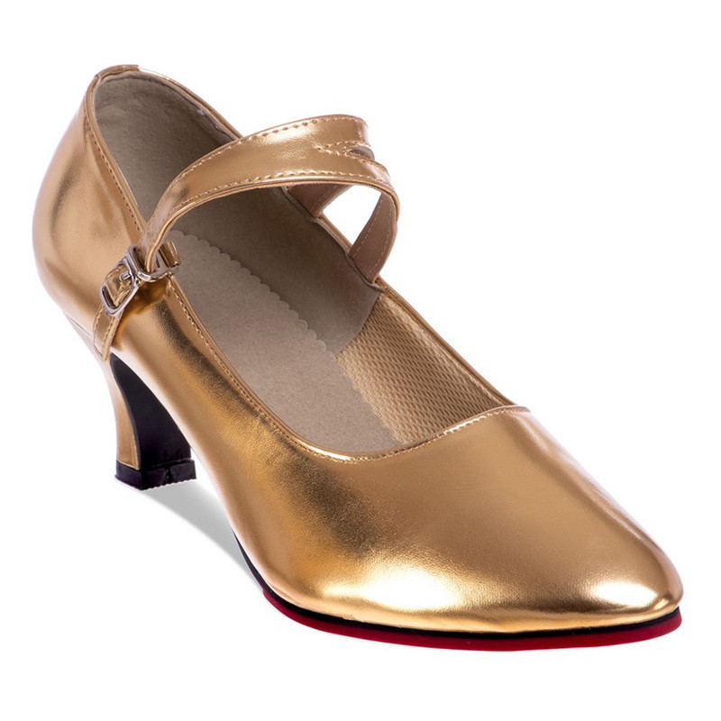 Взуття для бальних танців жіноче Стандарт Zelart DN-3691 35 Золотий (06363070)