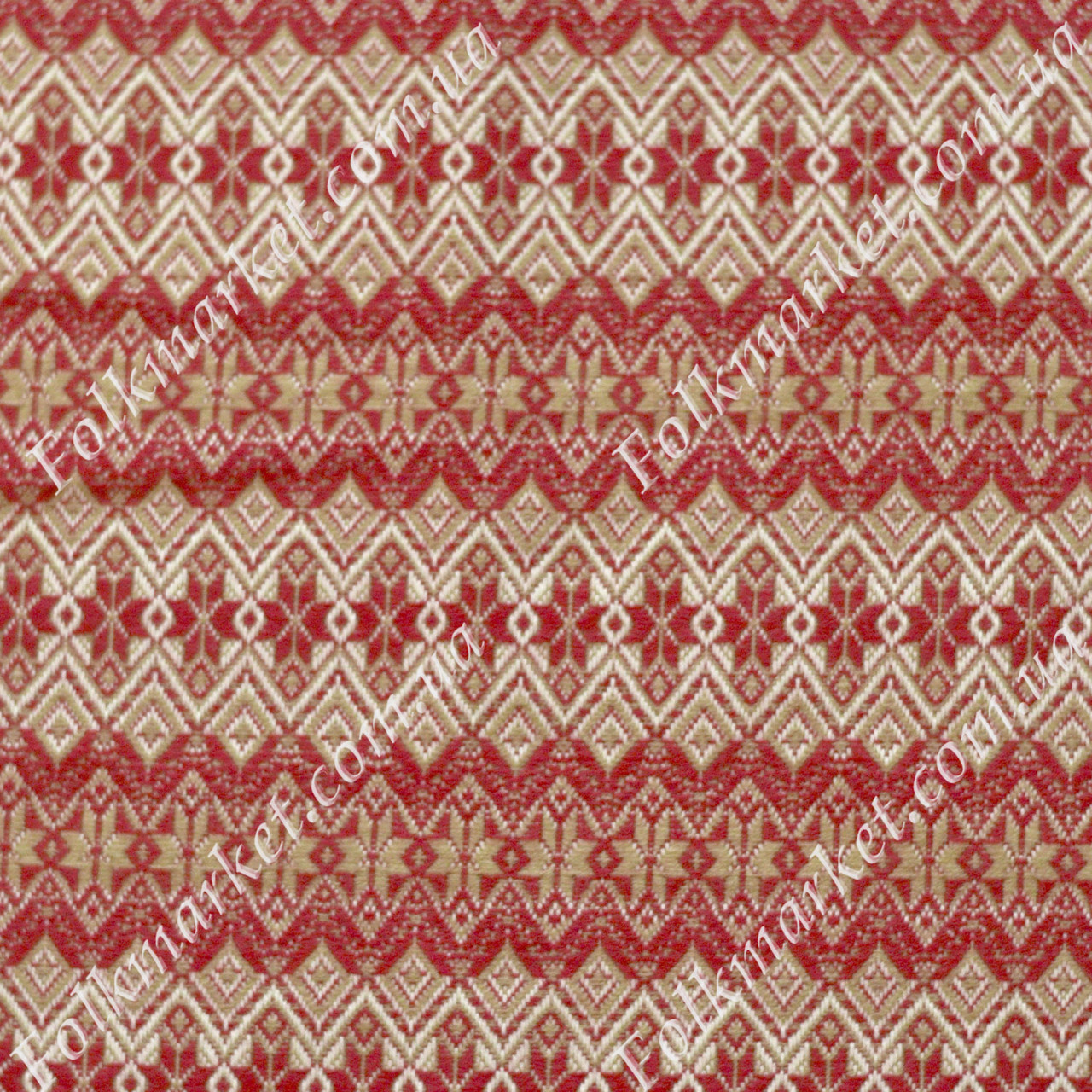 Ткань для штор с украинской вышивкой Плахта ТДК-11 4/1 - фото 2 - id-p42799981