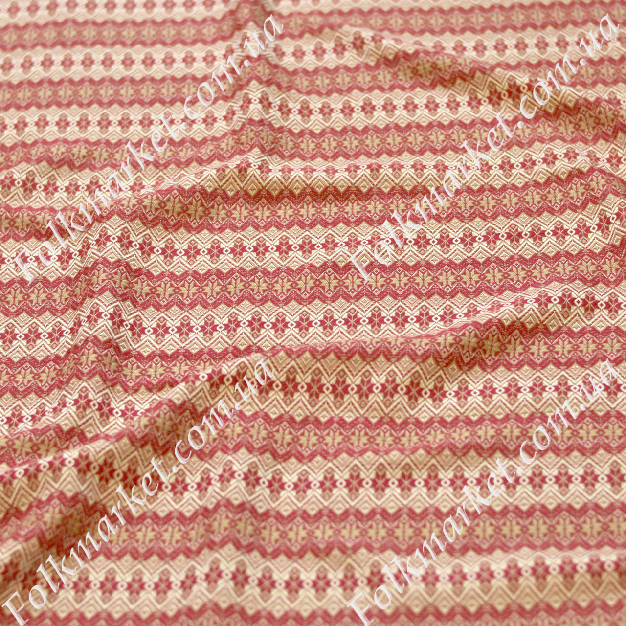 Ткань для штор с украинской вышивкой Плахта ТДК-11 4/1 - фото 3 - id-p42799981