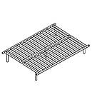 Спальня комплект з ЛДСП Брус Gerbor Дуб сонома/Німфея альба, фото 8