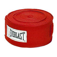 Бинт для спорта Everlast Pro Style Hand Wraps 180 х 2 червоний Уні 180 (457,2) (723771-70-4)