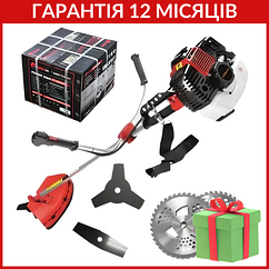 Тример бензиновий (бензокоса) Edon GT-430/2600 (2600 Вт, 43 м/куб, Гарантія 1 рік)