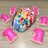 Комплект захисту для дітей і підлітків, налокітники, наколінники, рукавички + ШЛЕМ, фото 2