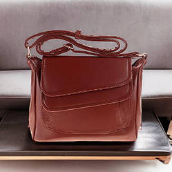 Сумка мессенджер жіноча Betty Pretty з екошкіри бордова  941BORDO