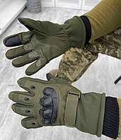 Теплі тактичні рукавиці Рукавиці тактичні армійські- олива, койот, чорні - L, XL BIG_580