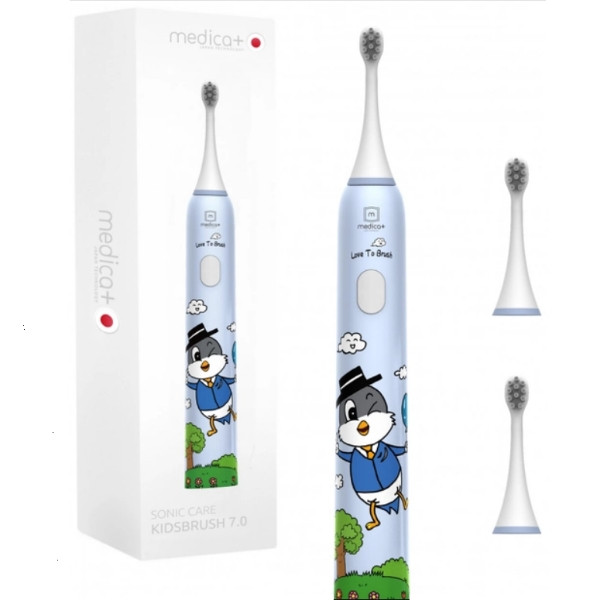 Звукова зубна щітка Medica+ KidsBrush 7.0 (Японія) Синя 50995, фото 1