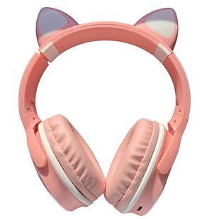 Бездротові Bluetooth навушники з котячими вушками LED SP-25