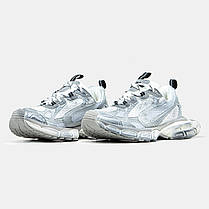 Кросівки Balenciaga 3XL White Silver / Баленсіяга 3ХЛ Білі із Сріблястим, фото 4