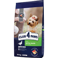 Сухой корм для собак Club 4 Paws Премиум. Для малых пород с уткой 14 кг (4820215368964) o