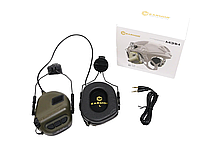 Активні навушники тактичні Earmor M32H MOD3 з мікрофоном та кріпленням на шолом
