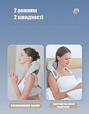 Масажер електричний із підігрівом для спини/шиї/тіла Massager NEW, фото 5