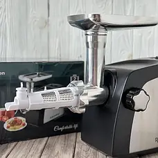 Професійна електрична м'ясорубка Rainberg 3800W електром'ясорубка із соковичавницею, фото 5