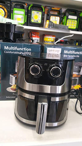 Безоливна електрична Аерогриль Rainberg на 8 л 4200 W, фото 2