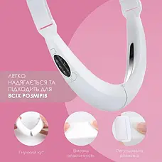 Апарат для підтягування підборіддя V Face Beauty Meter 5 режимів 8 рівнів інтенсивності білий, фото 5