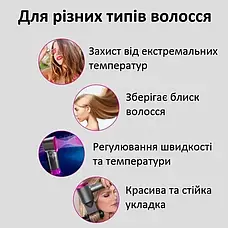 Фен для волосся Super Hair Dryer, 1600 Вт, з турборежимом та іонізацією, фото 5