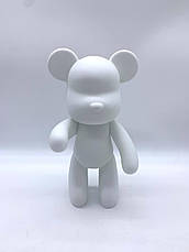 Флюїдне ведмежатко fluid bear bearbrick, 23 см, з фарбами YELLOW, фото 6