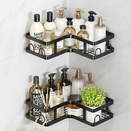Кутова полиця для ванної кімнати Corner shower caddy, фото 1
