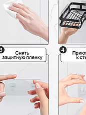 Кутова полиця для ванної кімнати Corner shower caddy, фото 6