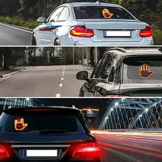Світлодіодна рука LED-лампа з жестами для авто Hand Light з пультом керування, фото 3