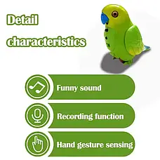 Іграшка-повторюшка папуг Funny Parrot TT8005 Синій, фото 3