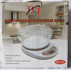 Ваги кухонні DT-01 з чашею до 5 кг Білий, фото 5
