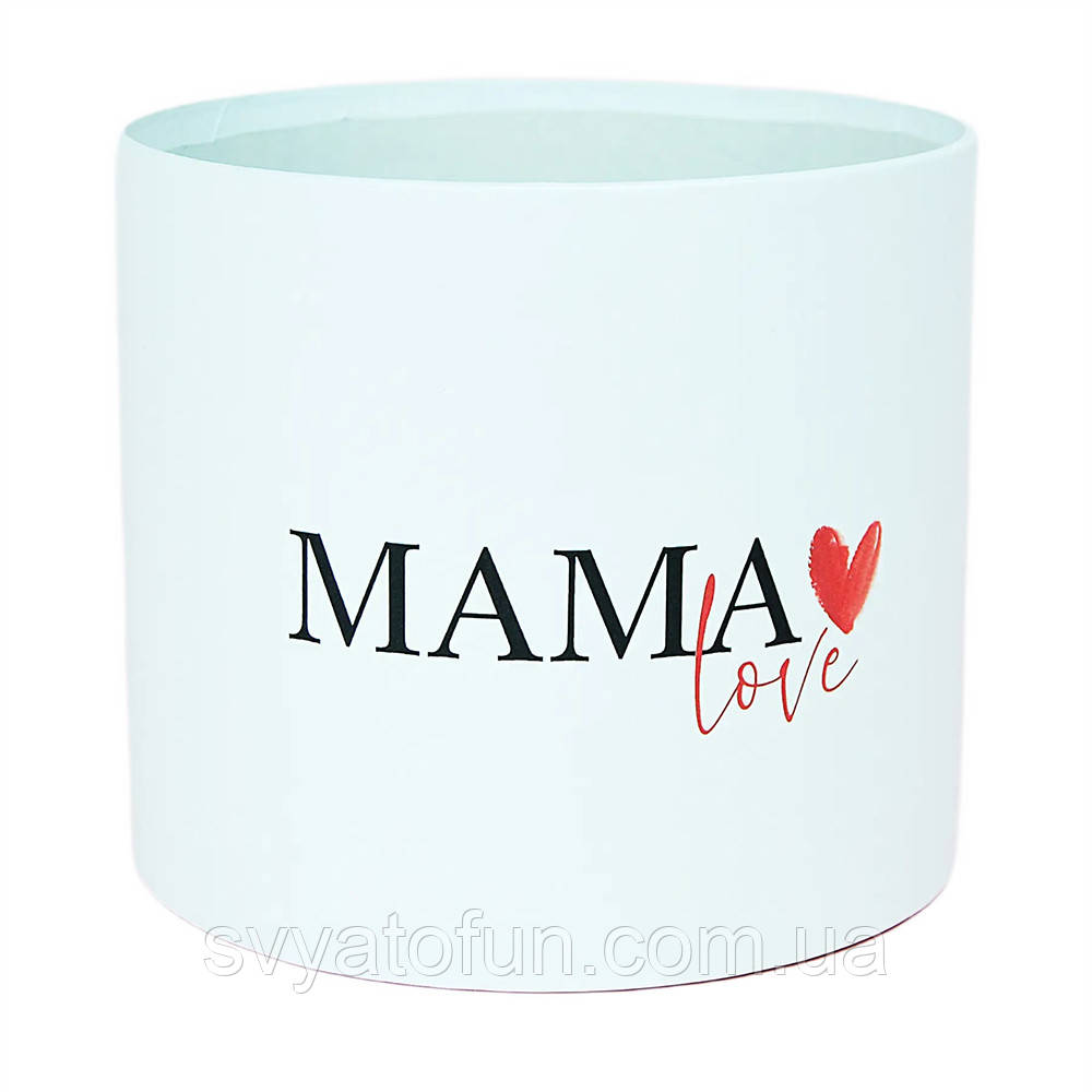 Капелюшна коробка без кришки "Мама" 20х18 см