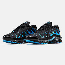 Чоловічі Кросівки Nike Air Max TN Plus Black Blue / Найк Аїр Макс ТН Плюс Чорні з Синім, фото 4