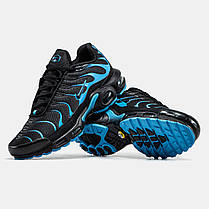Чоловічі Кросівки Nike Air Max TN Plus Black Blue / Найк Аїр Макс ТН Плюс Чорні з Синім, фото 6