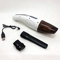 Пылесос автомобильный Car Vacuum Cleaner HY05 на АККУМУЛЯТОРЕ. ER-315 Цвет: белый qwe