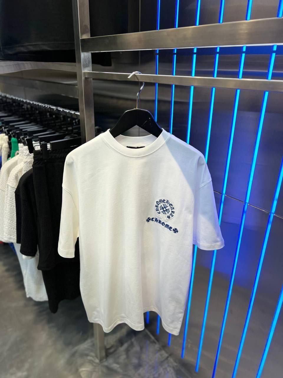 Чоловіча футболка Chrome Hearts CK7918 біла XXL