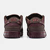 Кросівки Nike SB Dunk Low Burgundy Brown / Найк СБ Данк Низькі Бордові з Коричневим, фото 8