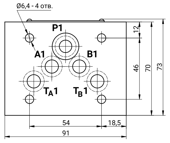 розміри клапана Z1S10P130 розміри клапана Z1S10P130