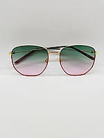 Солнцезащитные очки женские 18038 зелена розовые