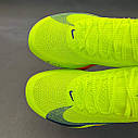 Eur44 Nike Air Zoom Alphafly NEXT% 3 Volt Green чоловічі жіночі бігові кросівки, фото 6