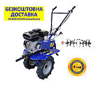 МБ 40-2 +БЕСПЛАТНАЯ ДОСТАВКА! Мотоблок Powercraft, бензиновый ременной (7,0 л.с.; 8")