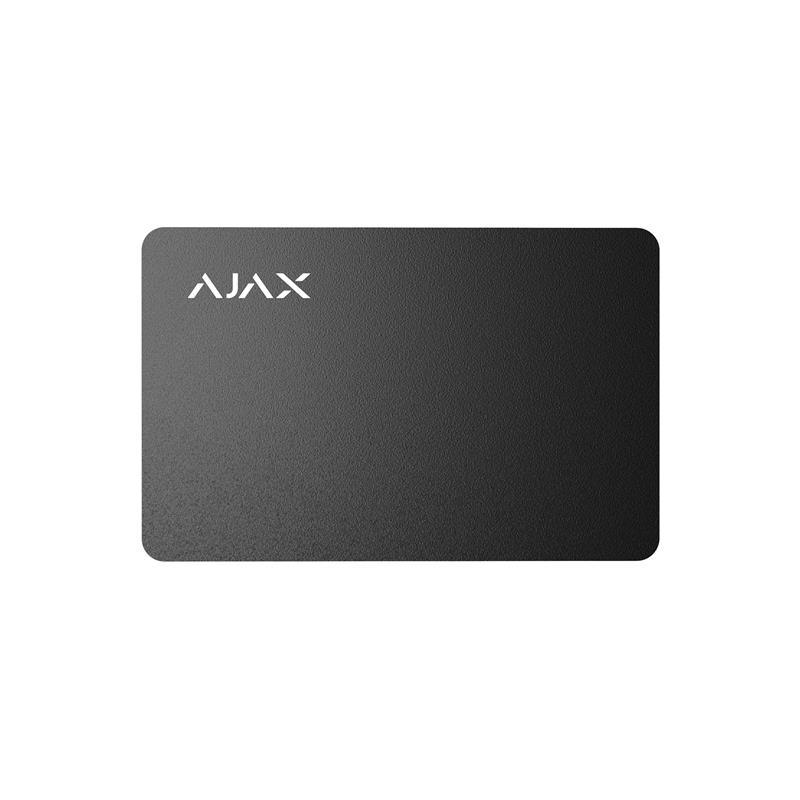 Картка Ajax Pass 10шт, Jeweler, безконтактна, чорний