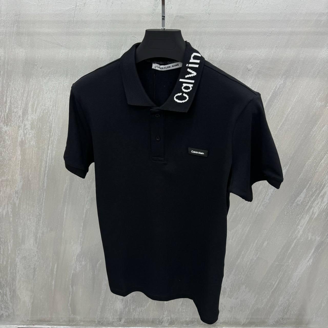 Чоловіча футболка поло Calvin Klein CK7915 чорна S, М, XXL
