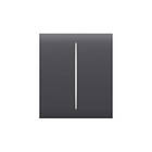 Кнопка центральна для двоклавішного вимикача Ajax CenterButton 2-gang for LightSwitch, Jeweler, бездротовий,