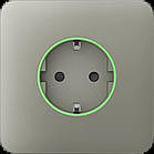 Передня панель для вбудованої розетки Ajax SoloCover for Outlet smart, Jeweler, бездротової, olive