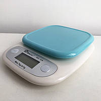 Весы кухонные DOMOTEC MS-125 Plastic, весы пищевые, весы кулинарные. BW-421 Цвет: голубой