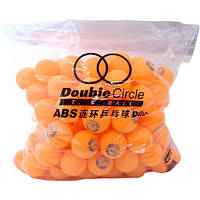 Мячи для настольного тенниса DHS Double Circle Dual 40+ 120 шт. Orange